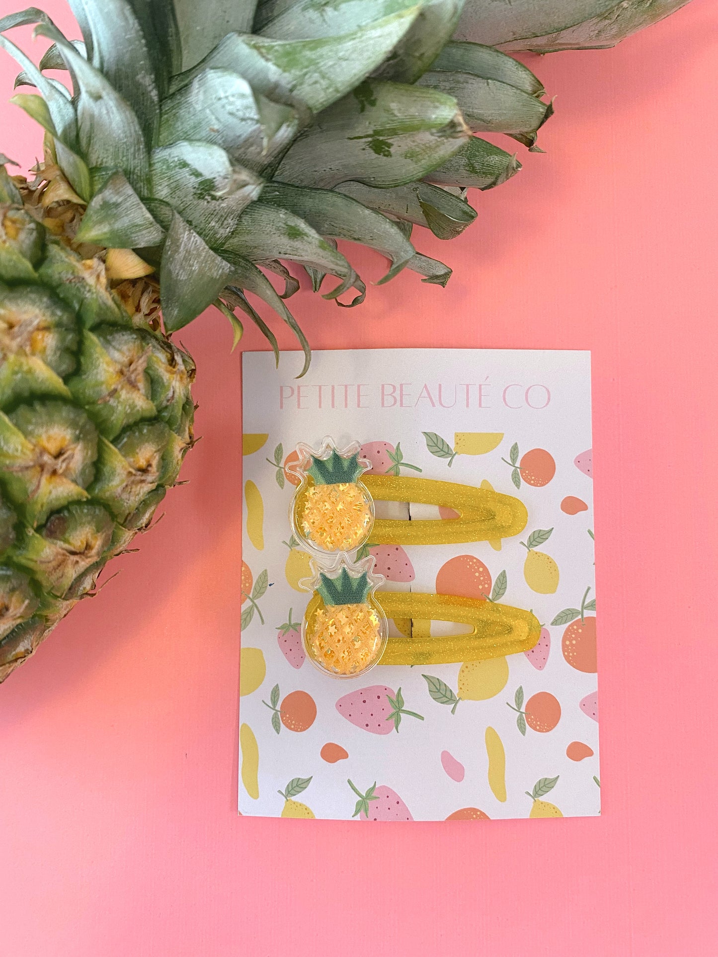 Pineapple clip set