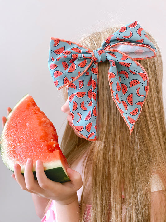 Extra large watermelon bow