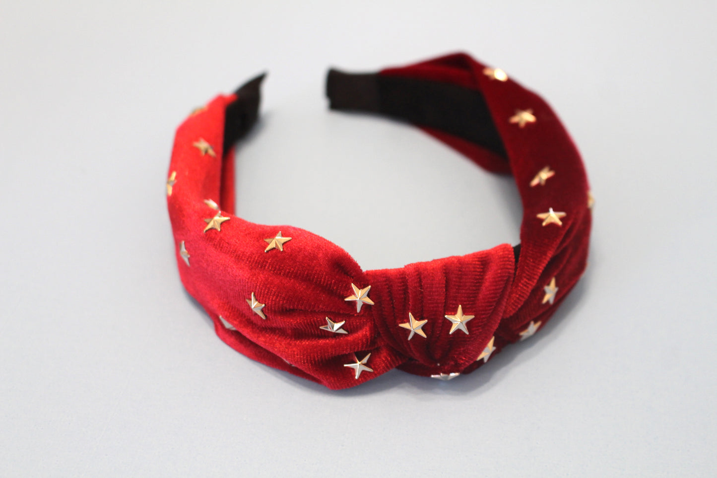 Velvet star knotted headbands