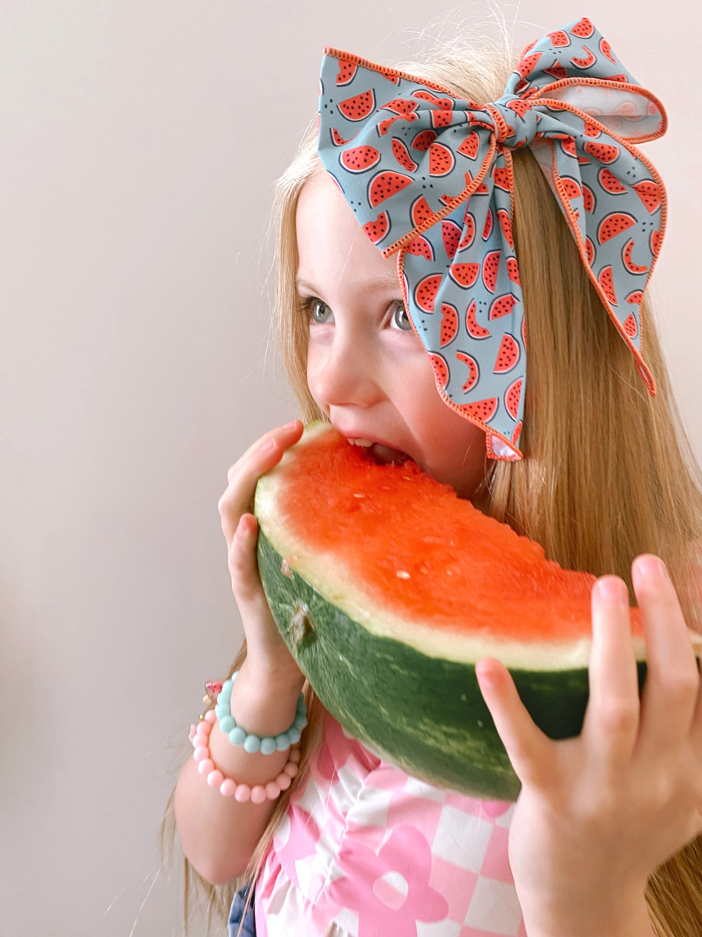 Extra large watermelon bow