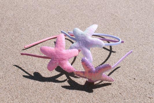 Star fish sequin headband