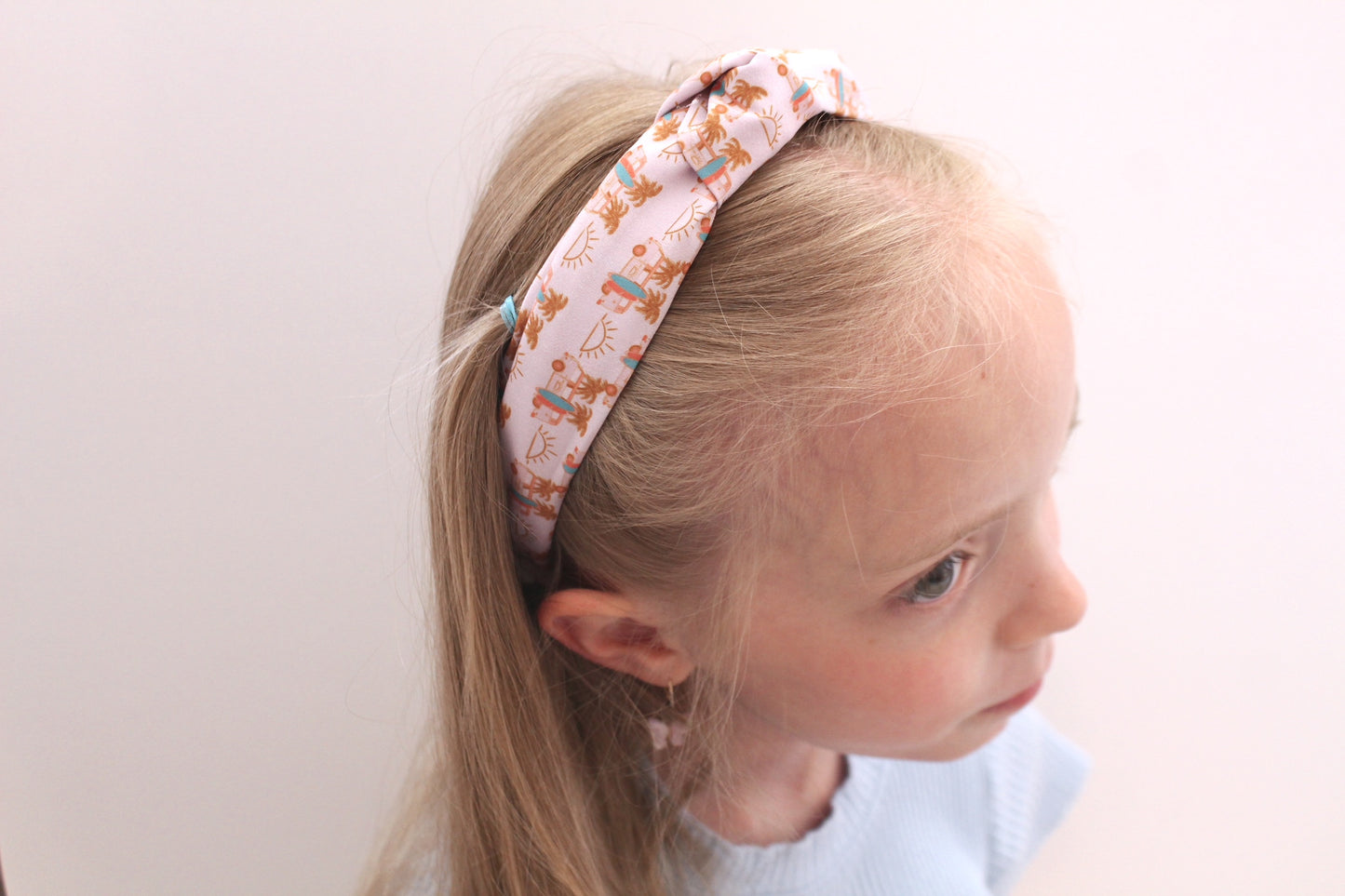 beach bus knotted headband