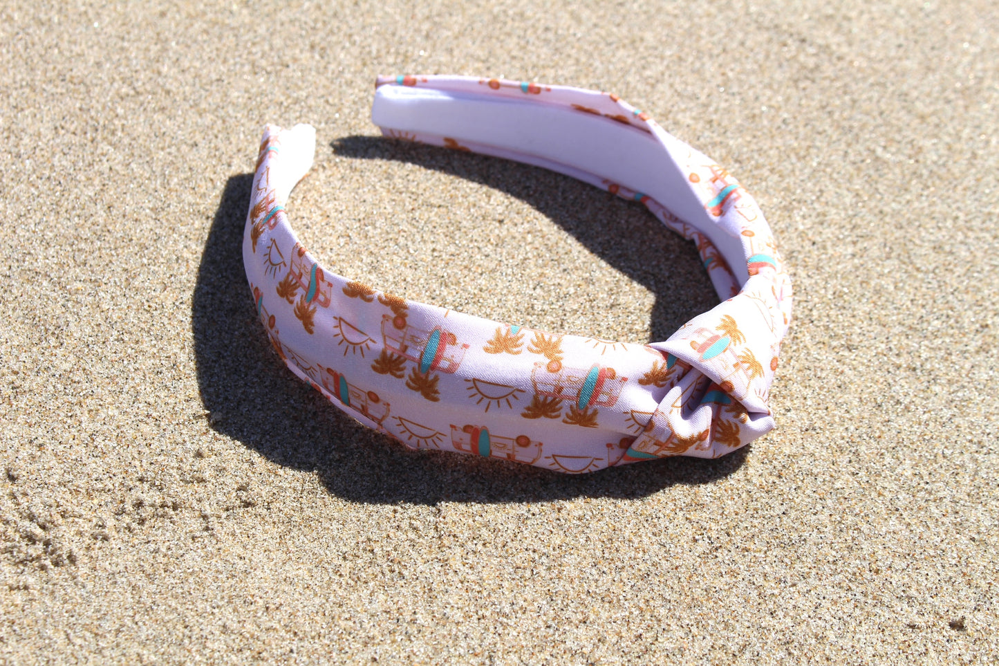 beach bus knotted headband