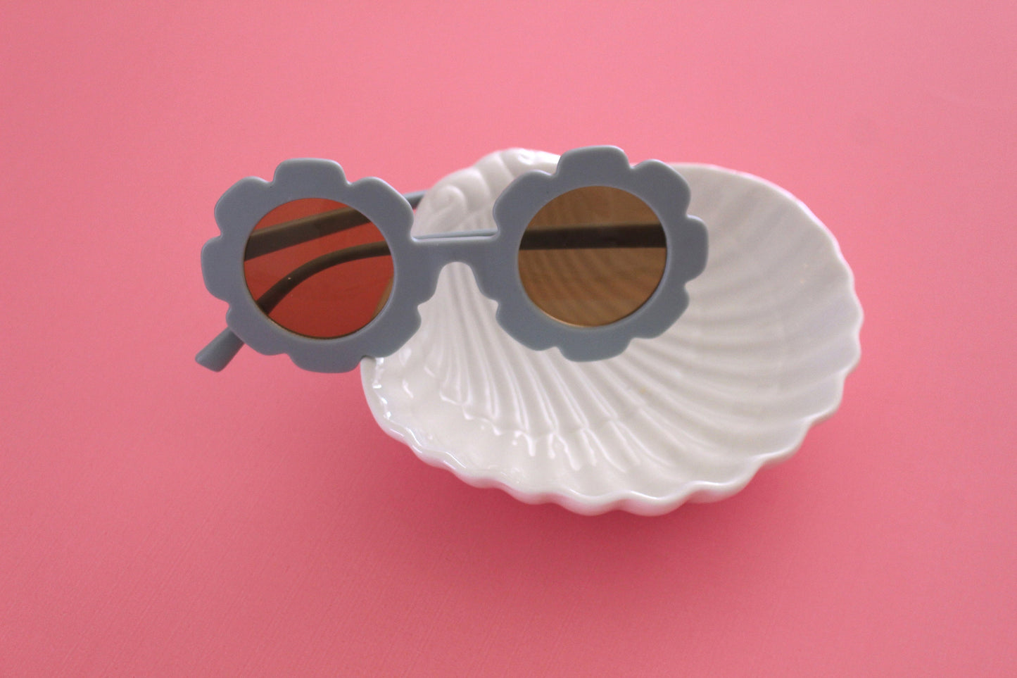 Flower girl sunglasses matte blue