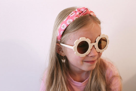 Flower girl sunglasses matte cream