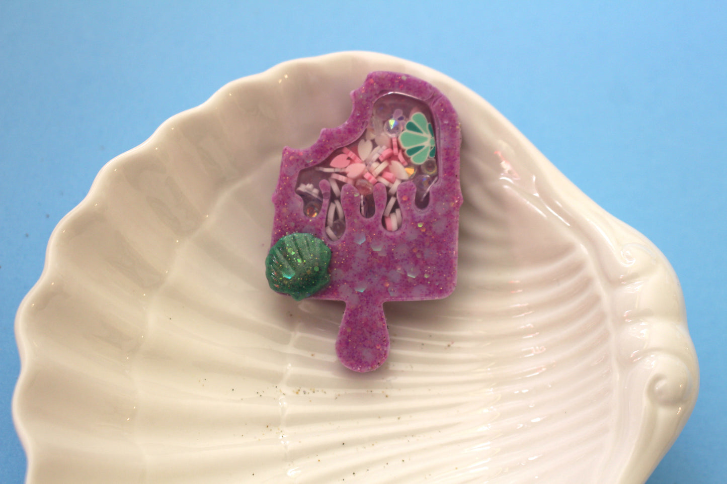 mermaid popsicle shaker clip