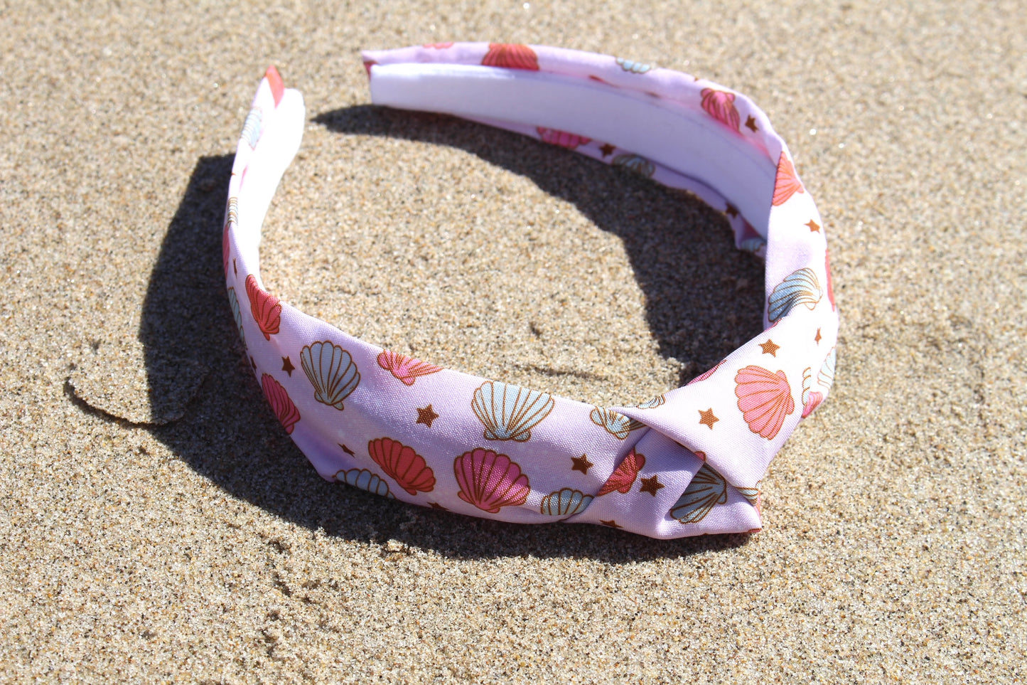 Shell knotted headband